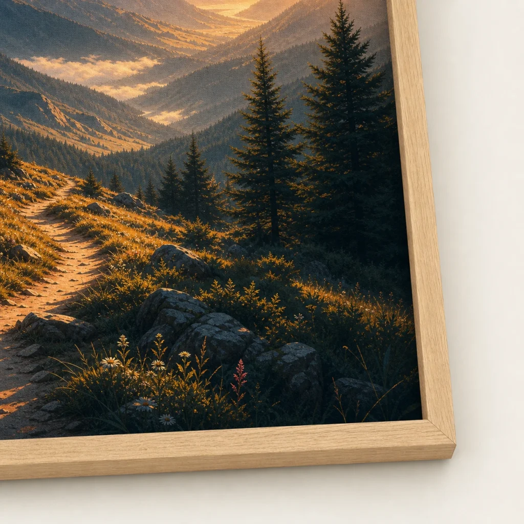 Alpine Dawn Trail Poster image 5