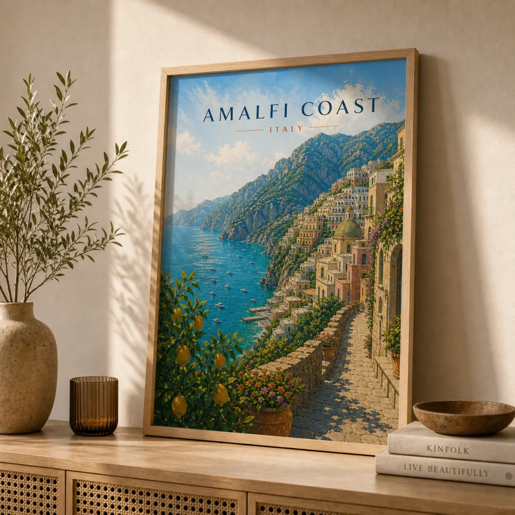Amalfi Coast Travel Poster image 4