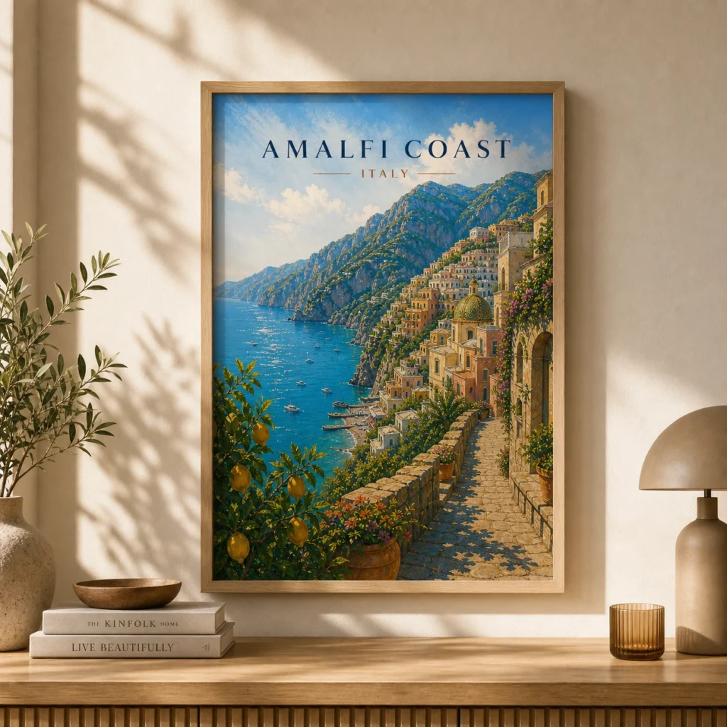Amalfi Coast Travel Poster image 5