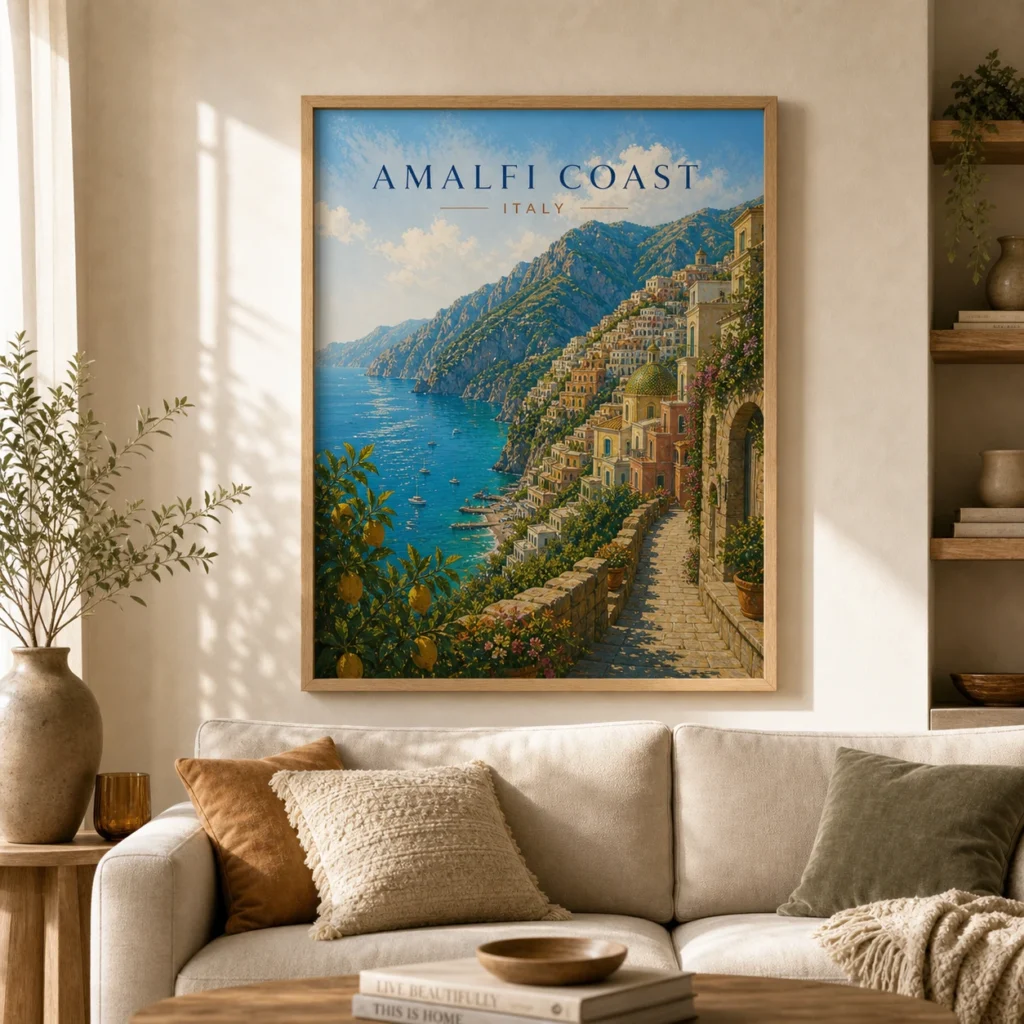 Amalfi Coast Travel Poster image 2