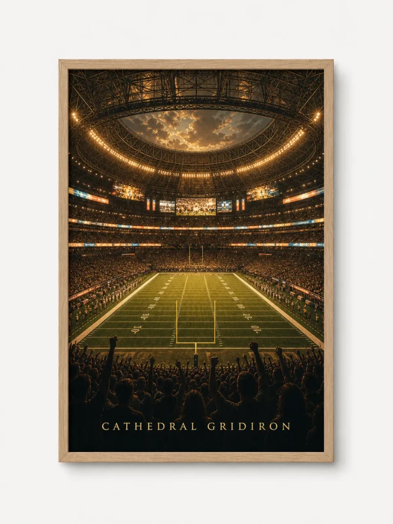 Cathedral Gridiron Interior Poster