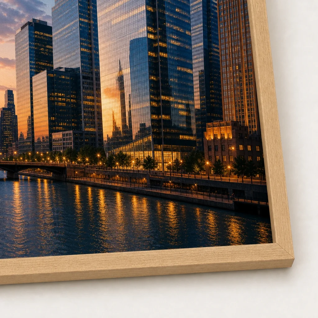 Glass Tower Evening Print image 3