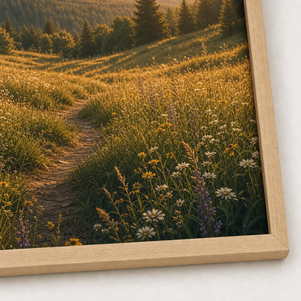 Golden Meadow Nature Print image 4