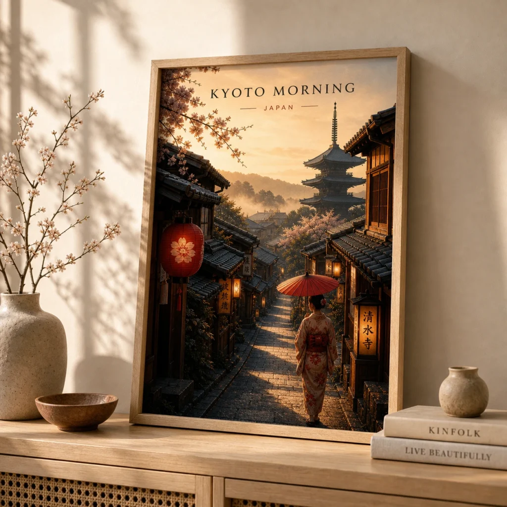 Kyoto Morning Travel Print image 4