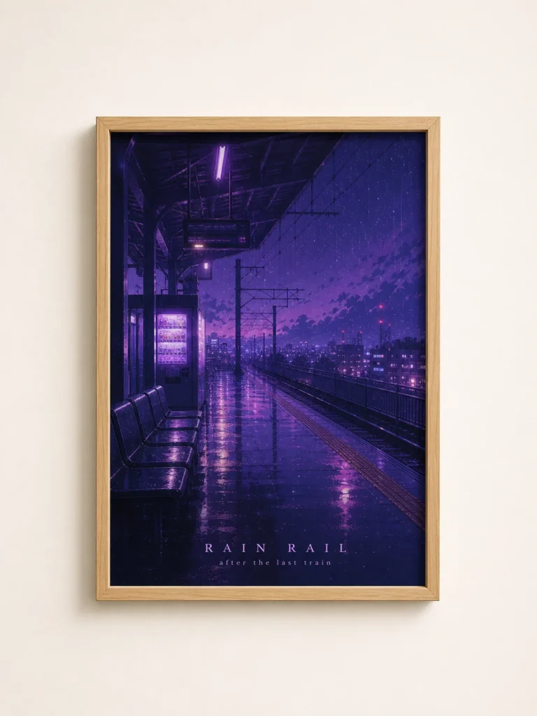 Dream Rail Platform Anime Poster