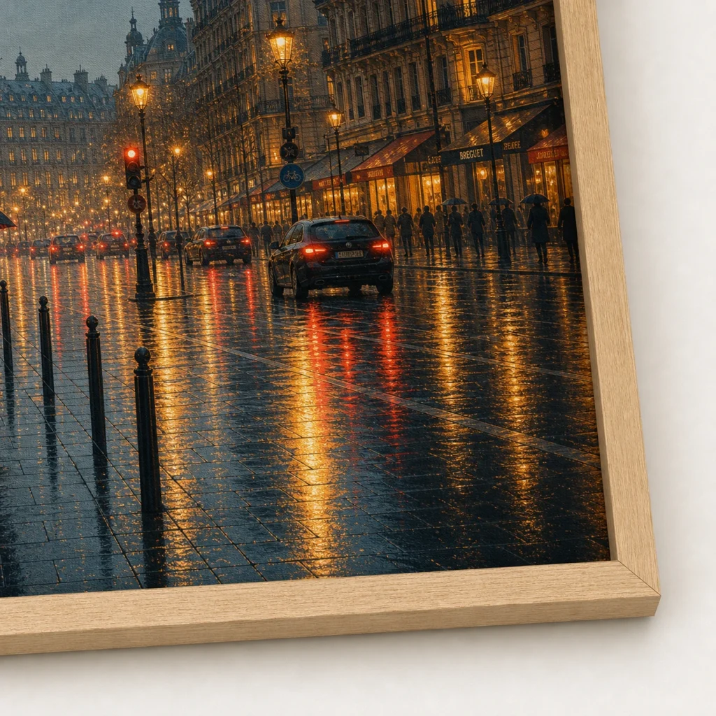 Rainy Avenue City Poster image 5