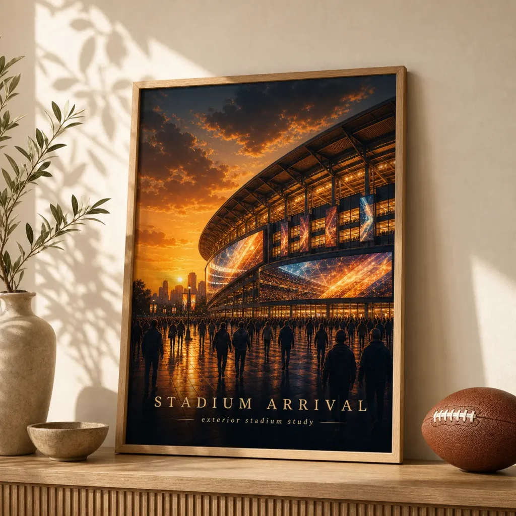 Stadium Arrival Football Exterior Poster image 2