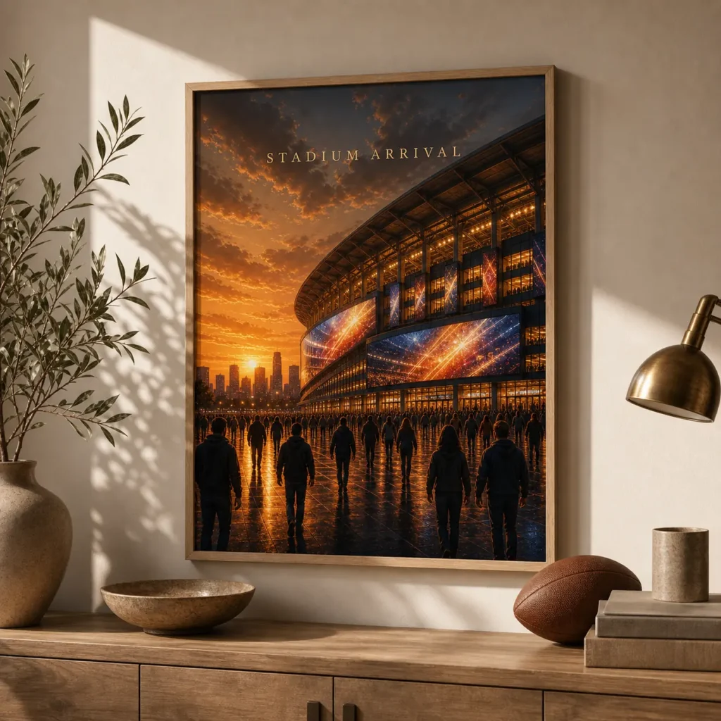 Stadium Arrival Football Exterior Poster image 3