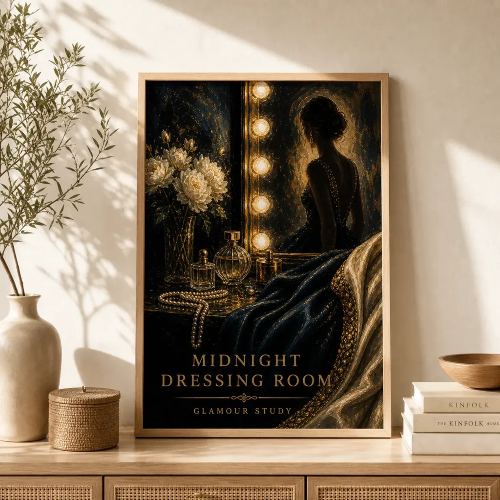 Midnight Dressing Room Oil Painting Poster image 2